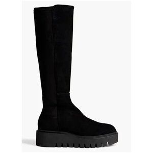 New! STUART WEITZMAN CHALET LUG CITY 5050 6.5 KNEE HIGH BOOT SUEDE DD380 SB977